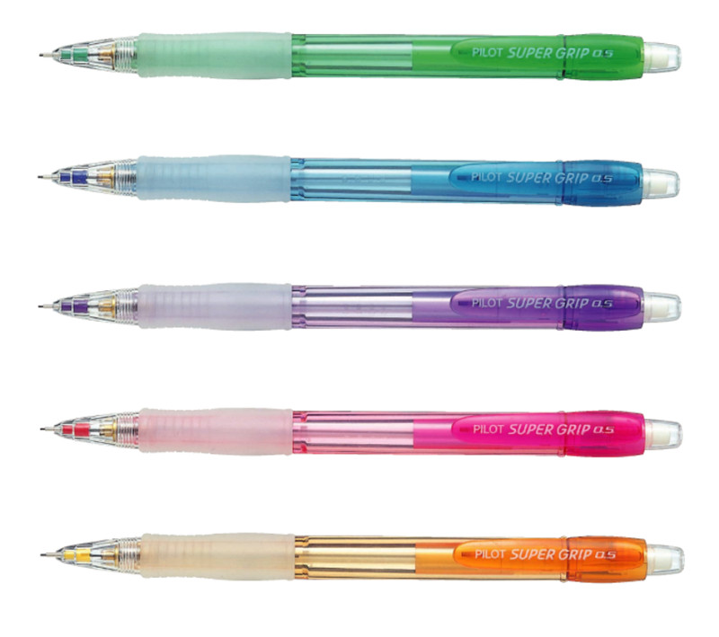 PILOT Porte-mines Super Grip Neon H-185N, couleurs assorties