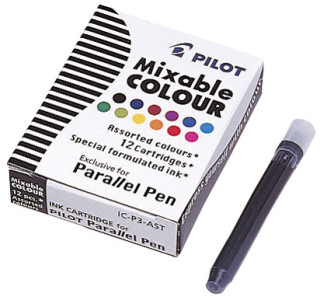 PILOT Cartouches d'encre pour stylo Parallel Pen, bleu