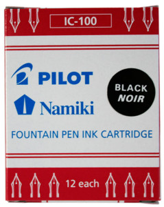 PILOT Cartouche d'encre Namiki, pour stylo Capless, noir