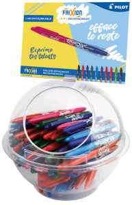 PILOT Stylo roller FRIXION BALL, présentoir de 108 pièces