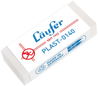 Läufer Gomme en plastique PLAST, transparent