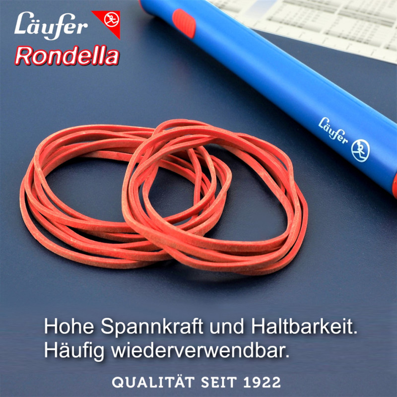 Läufer Bracelets élastiques RONDELLA dans un carton - 50 g,