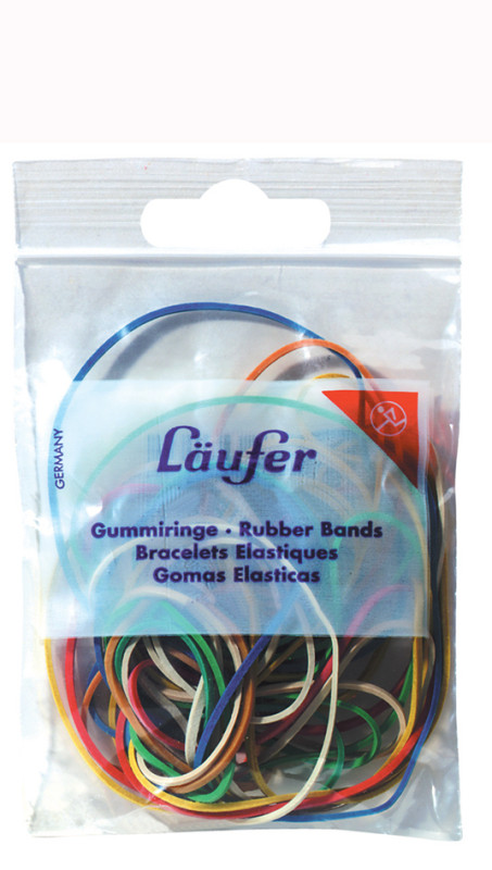 Läufer Bracelets élastiques RONDELLA dans un sachet - 10 g,