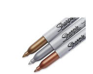 Sharpie Marqueur permanent métallisé, carte blister de 3