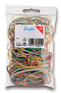 Läufer Bracelets élastiques RONDELLA dans un sachet - 50 g,