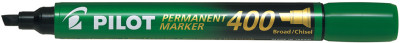 PILOT Marqueur permanent 400, pointe biseautée, noir