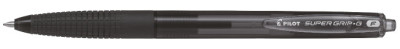 PILOT Stylo à bille rétractable SUPER GRIP G, noir