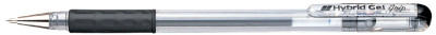 Pentel stylo roller à encre gel Hybrid Gel Grip K116, noir
