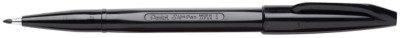 PentelArts Stylo feutre Sign Pen S 520, gris argenté