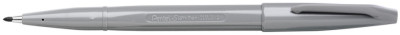 PentelArts Stylo feutre Sign Pen S 520, gris argenté