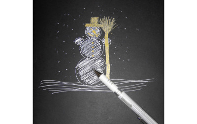 Pentel Stylo roller à encre gel K230M, bronze