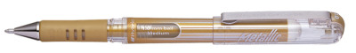 Pentel Stylo roller à encre gel K230M, or