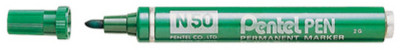 Pentel Marqueur permanent N50, vert, pointe ogive,