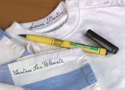 Pentel marqueur pour textiles GREEN-LABEL NM10, noir