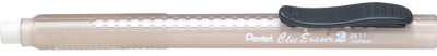 Pentel Stylo gomme ClicEraser2 ZE11T, vert-transparent