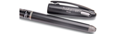 Pentel EnerGel Stylo roller à encre gel Tradio BL117A, noir