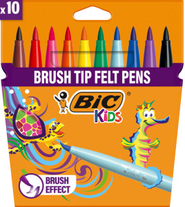 BIC KIDS Feutre Visaquarelle, étui en carton de 10