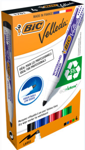 BIC Marqueur pour tableau blanc Velleda 1701 ECOLutions,
