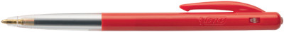BIC Stylo à bille rétractable M10, couleur d'encre: rouge