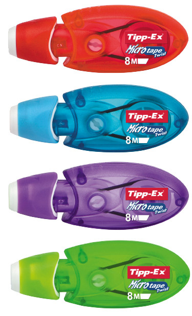 Tipp-Ex roller correcteur Micro Tape Twist, présentoir en