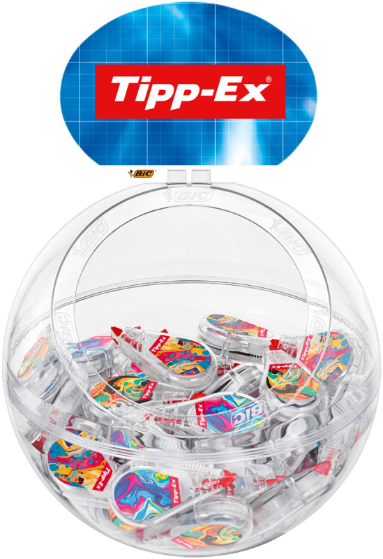 Tipp-Ex Roller correcteur Soft Grip, 4,2 mm x 10 m, avec