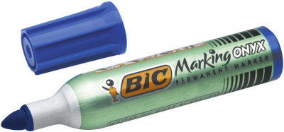 BIC Marqueur permanent Marking Onyx 1482, pointe ogive, bleu