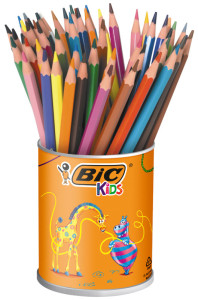 BIC KIDS Crayons de couleur Evolution ecolutions, boîte de