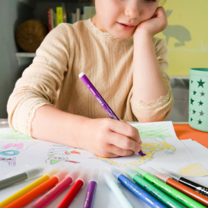 BIC KIDS Feutre Kid Couleur medium, étui en carton de 24