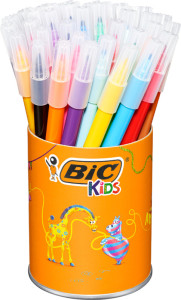 BIC KIDS Feutre Visa, boîte ronde de 36
