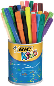 BIC KIDS Feutre Visa, boîte ronde de 36