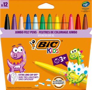 BIC KIDS Feutre Visacolor XL ecolutions, étui en carton de