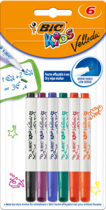 BIC KIDS Marqueur pour tableau blanc Velleda Mini, blister