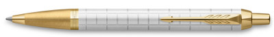 PARKER Stylo à bille rétractable IM PREMIUM Gris Argenté G.T