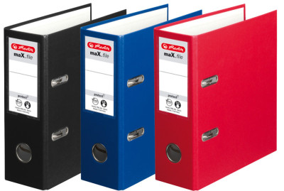 herlitz classeur PP maX.file protect, A5 à l'italienne,rouge