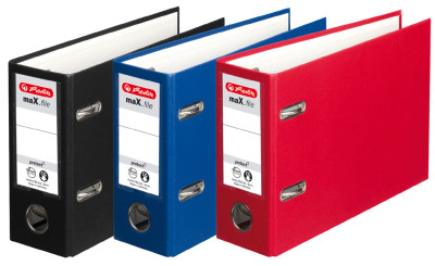 herlitz classeur PP maX.file protect, A5 à l'italienne,rouge