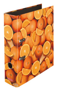 herlitz Classeur à motif maX.file oranges, A4,