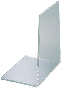 MAUL Serre-livres en acrylique, transparent, épaisseur: 4 mm