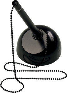 helit porte-stylo Design Classics, noir, avec chaîne en