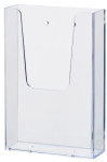 Helit porte-brochures mural, DL, transparent Helit porte-brochures mural, DL, transparent