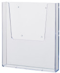 Helit porte-brochures mural,format A4, transparent