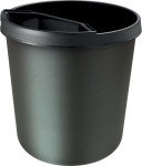 helit panier pour corbeille à papier H61064/H61076, noir