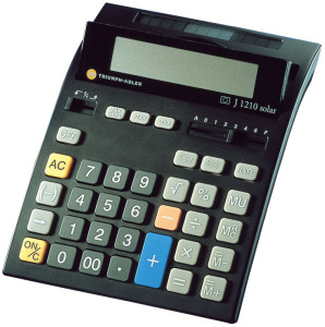 Triumph Adler Calculatrice de bureau J-1210 Solar