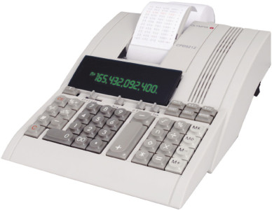 OLYMPIA calculatrice imprimante CPD-5212, écran 12 chiffres