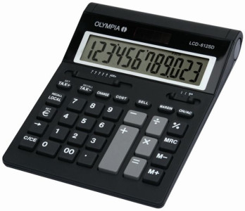 OLYMPIA Calculatrice de bureau LCD-612SD