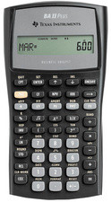 TEXAS INSTRUMENTS calculatrice financière TI-BA II Plus