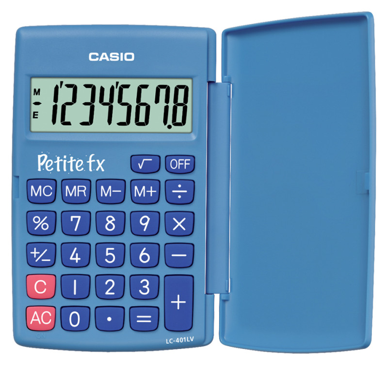 CASIO calculatrice LC-401 LV-BU Petite fx