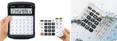 CASIO Calculatrice de bureau WM-320 MT, alimentation solaire