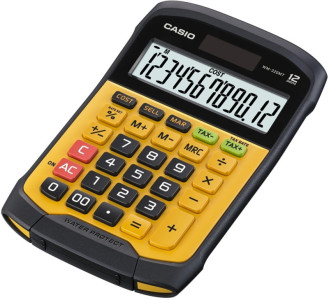 CASIO Calculatrice de bureau WM-320 MT, alimentation solaire