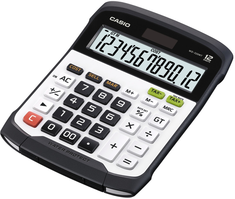 Casio calculatrice de bureau MS-120EM bleu