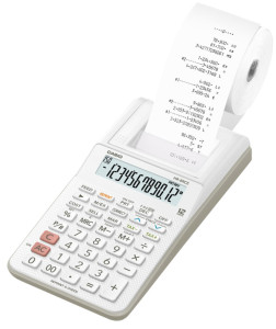 CASIO Calculatrice imprimante modèle HR-8 RCE-WE, blanc